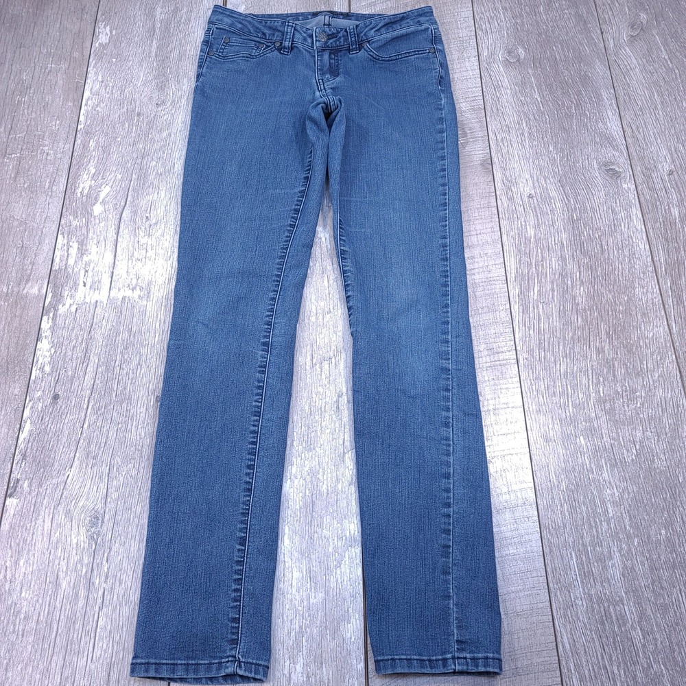 Prana Kara Jeans Women Size 2 Blue Slim Fit Narrow Organic Cotton Stretch Denim